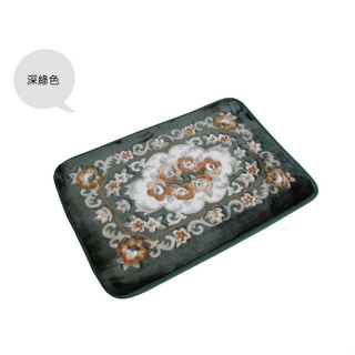 2入/組&4入/組【臺灣直發】居家毛地毯-踏墊-地墊-金柔絲絨毛(宮廷花)53x76x 0.8/公分-CP0005-GR