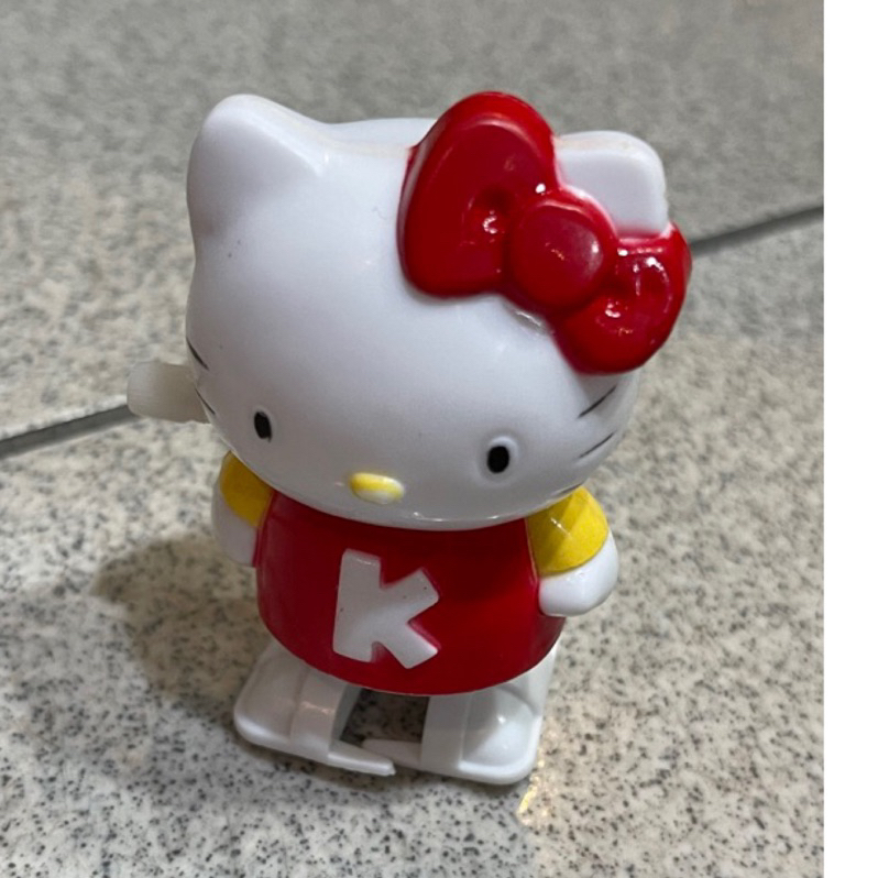 日本進口Hello Kitty昭和玩具上發條的