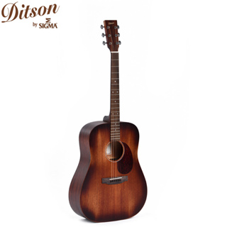 Ditson D-15 Aged 民謠吉他 傳承於Sigma 全桃花心木 手感舒適 仿舊塗裝 附贈配件【民風樂府】