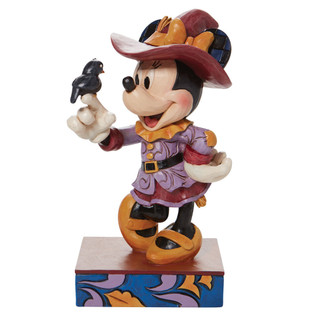 Enesco精品雕塑 Disney 迪士尼 米奇家族 米妮烏鴉女巫居家擺飾 EN30569