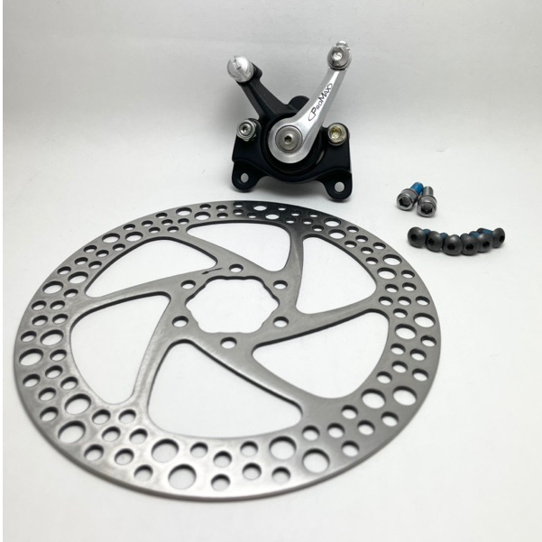 [ WScycle ] ProMax 單後輪機械式碟煞組 160MM 高散熱碟盤 單向作動 可微調來令片 *全新品*