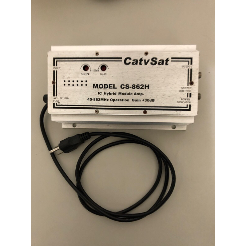 CatvSat 電視訊號放大器 增強器 強波器 30db
