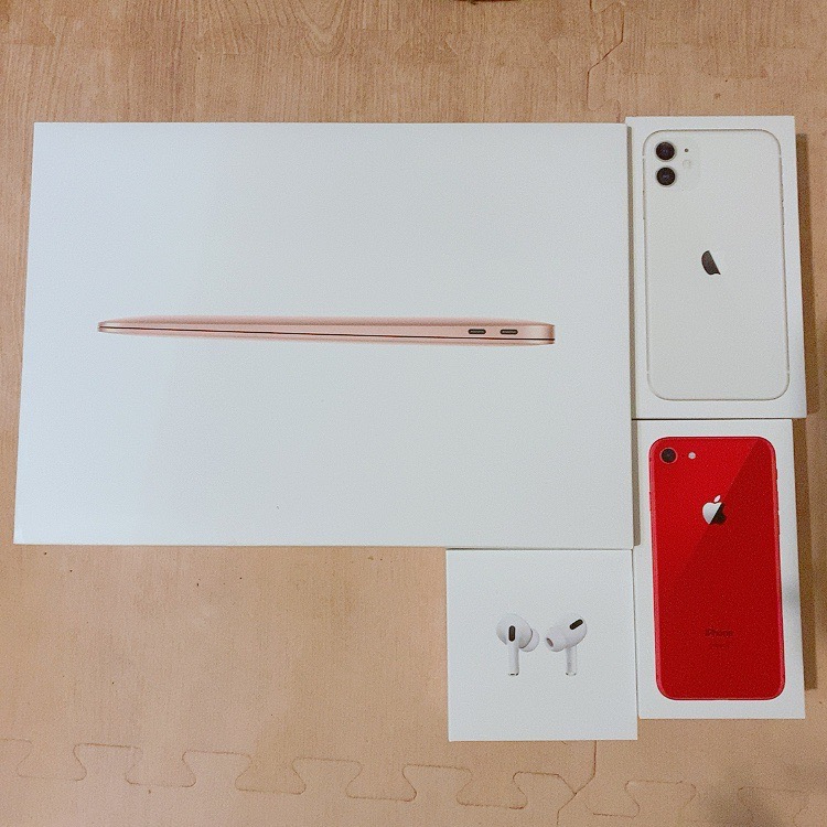 Iphone 😁 原廠盒 MacBook Air airpods pro i11 i8 禮物盒 整人盒 交換禮物 空盒