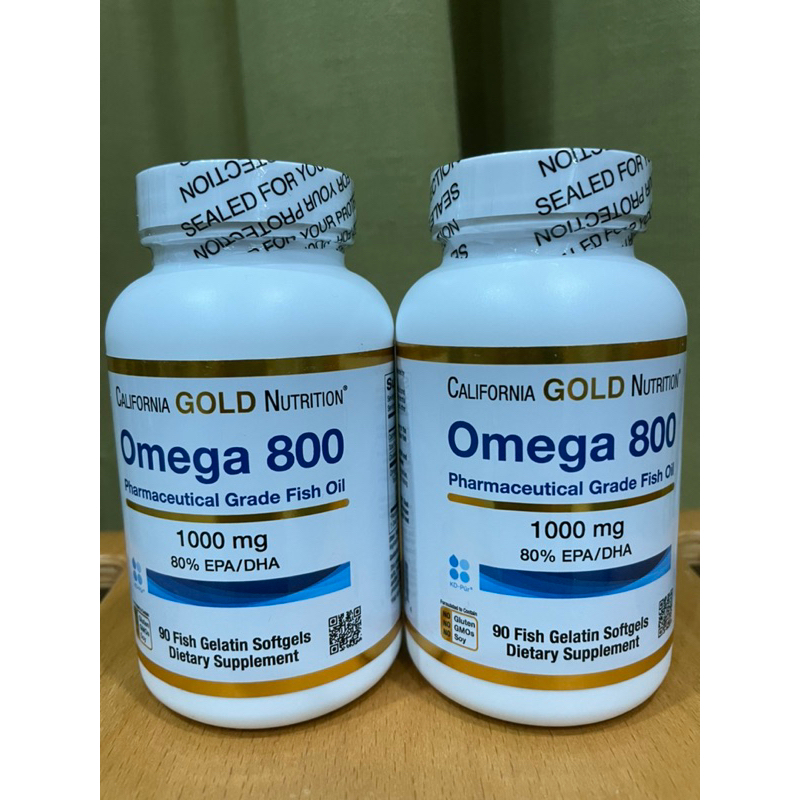 California Gold Nutrition Omega 800魚油(80%EPA/DHA)1000mg/90顆