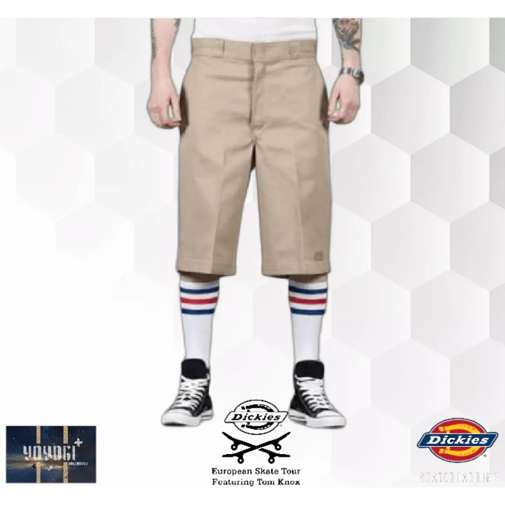 【YOYOGI PLUS】DICKIES TEXAS原裝 WR640 硬版工作寬短褲 (卡其)