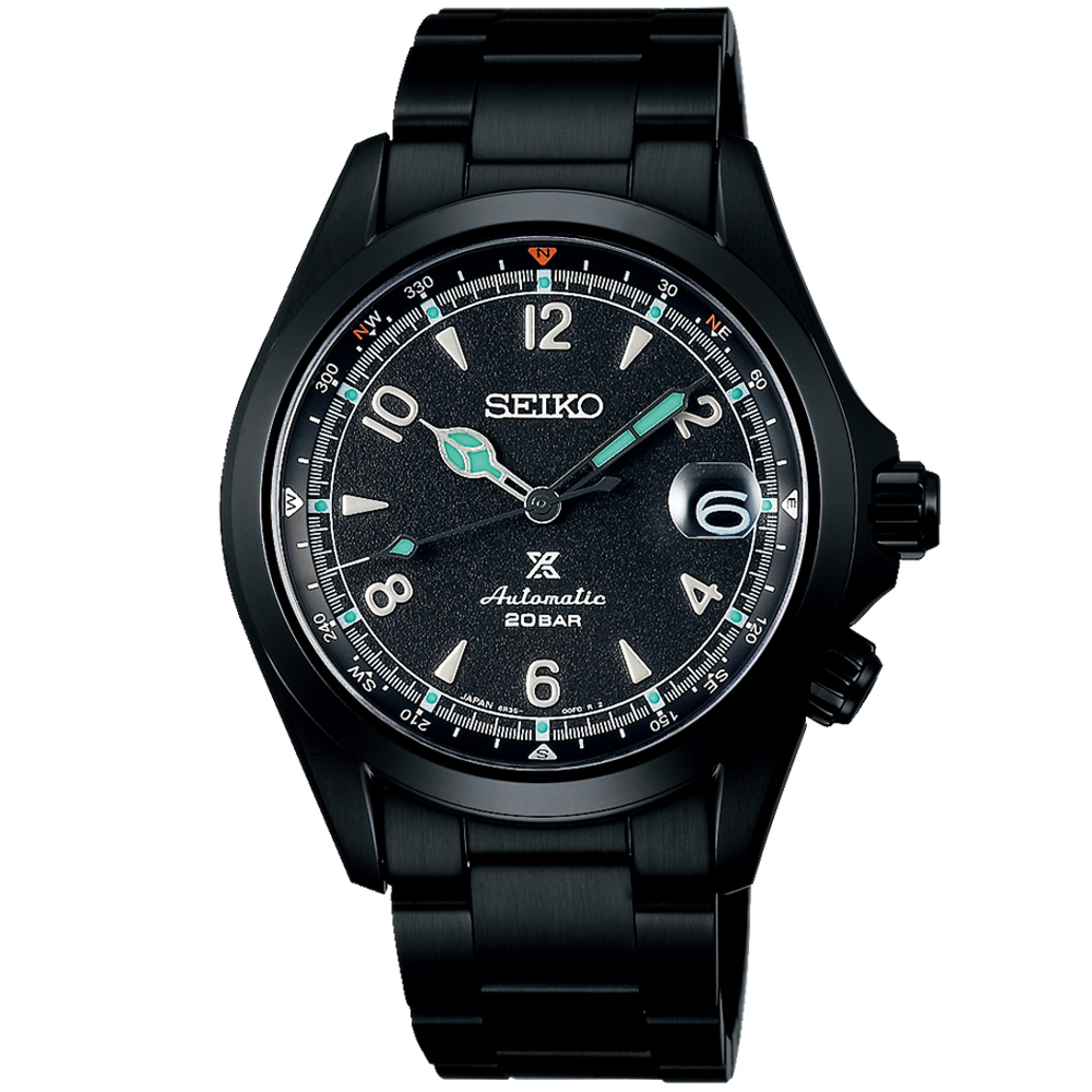 SEIKO 精工 限量 PROSPEX系列 夜視鏡 黑潮機械腕錶(SPB337J1/6R35-02F0SD) SK042