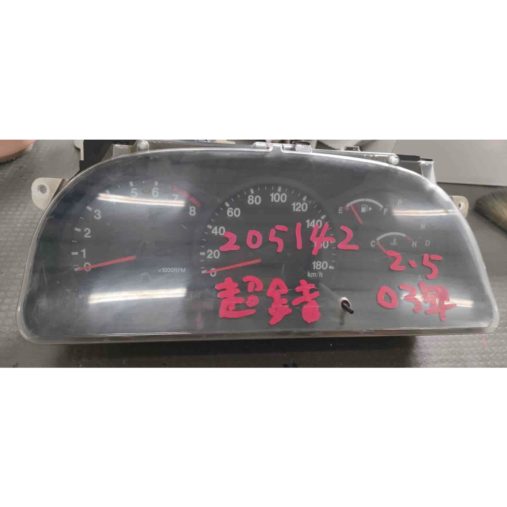 2003 SUZUKI 超級金吉星 2.5 儀錶板 34100 82D91 089 零件車拆下