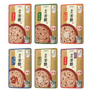 日本 AIXIA 愛喜雅 金罐芳醇貓餐包60g【單包】 金罐 芳醇 愛喜雅餐包 金缶軟包 貓餐包『WANG』