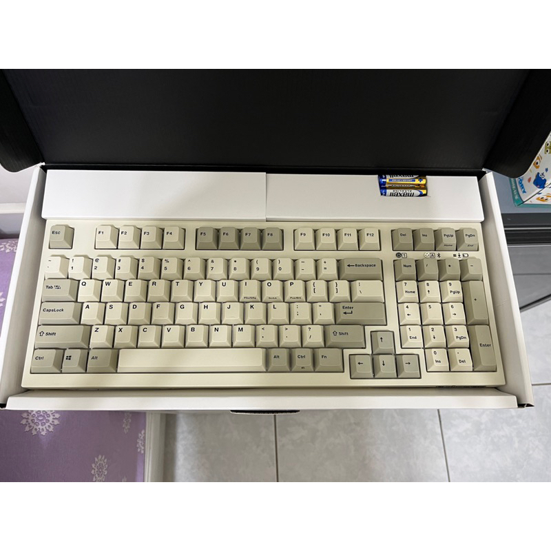 Leopold FC980MBT 藍牙雙模機械式鍵盤 白灰 英文 藍芽版 茶軸 二手 稀有