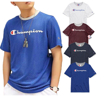 champion 美國冠軍 網眼圓領T恤 可雙面穿 運動排汗衫 短袖上衣 寬鬆T恤 四色可選 T4504