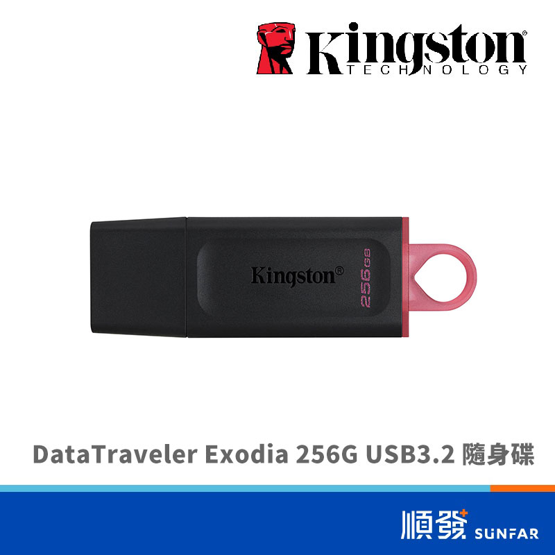 Kingston 金士頓 DataTraveler Exodia 256GB USB3.2 隨身碟 五年保固