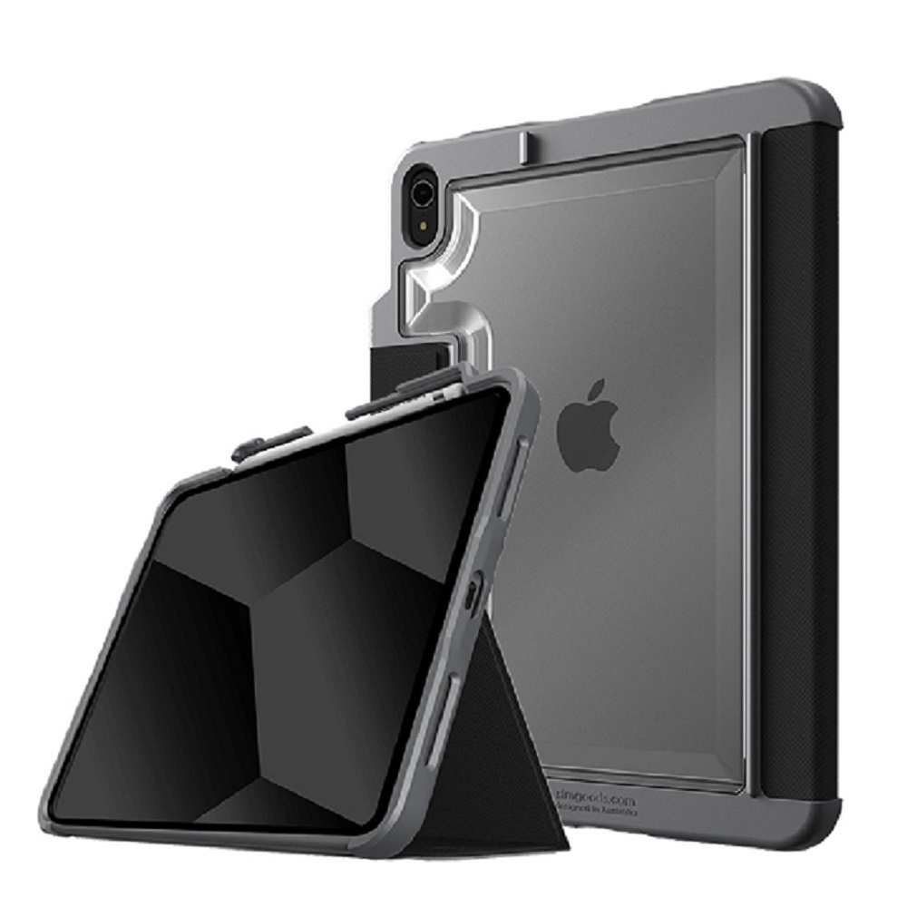 澳洲【STM】Dux Plus 系列 iPad 10.9吋 (第十代) 強固軍規防摔平板保護殼 (黑)