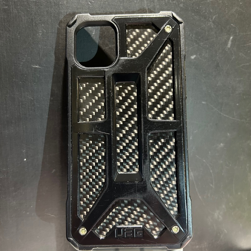 【二手 iPhone11 UAG $ 580 】頂級耐衝擊保護殼-碳黑 手機殼 軍規防摔殼 碳纖維