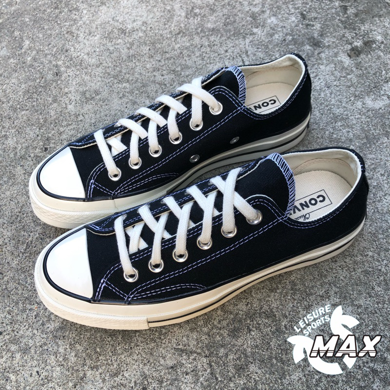 【全能MAX】Converse 1970s 黑標 奶油底 帆布鞋 黑色 162058c