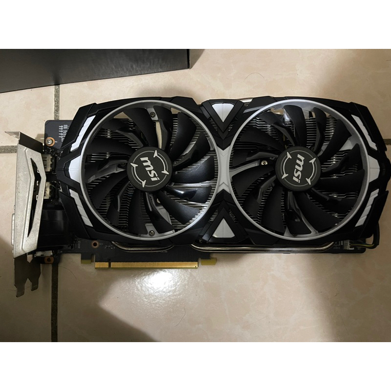 微星 顯示卡 MSI GTX1060 3G ARMOR 無盒