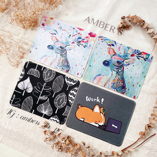 🇹🇼台灣出貨🇹🇼 AMBER'S滑鼠墊 彩虹麋鹿 科基 葉子 筆電滑鼠墊 電腦滑鼠墊 布面橡膠防滑滑鼠墊 辦公用品