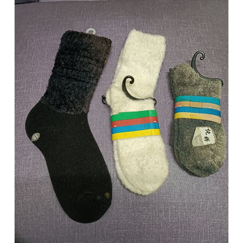 [若夢愛環保]贈品~全新半筒襪/半腿襪/襪子/保暖襪/絨毛襪