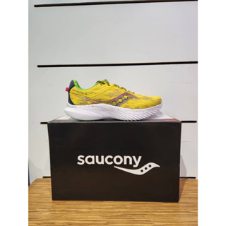 【Saucony】輕量KINVARA14 男款路跑鞋 慢跑鞋SCS20823-35木星黃色