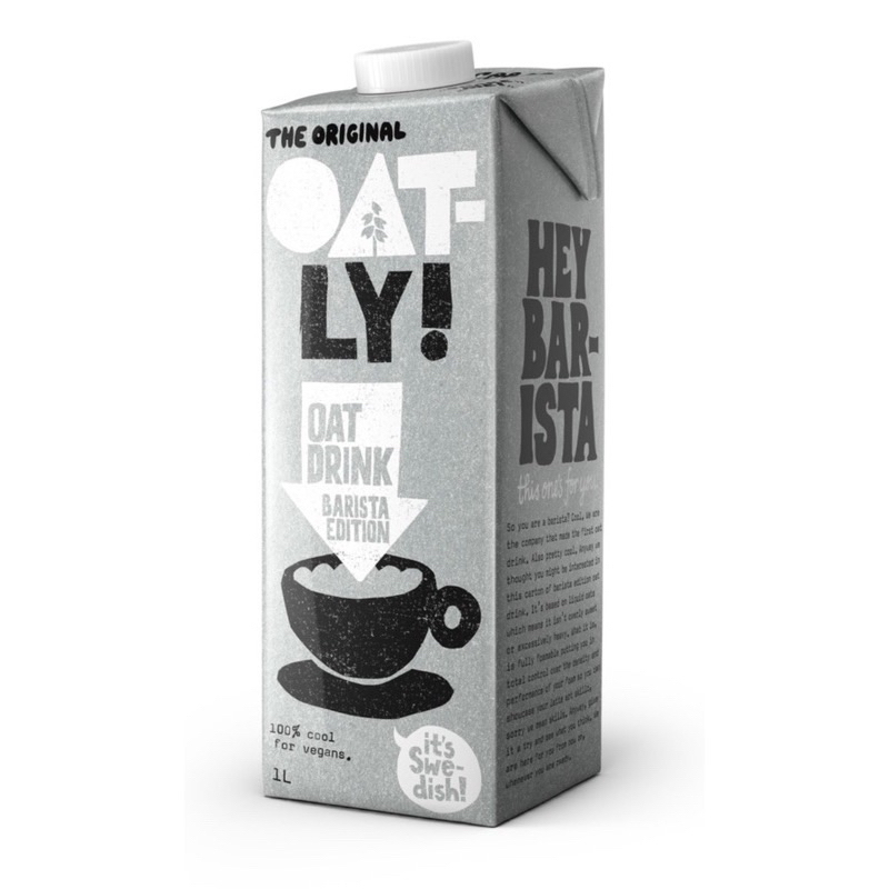 最後現貨-非即期品-星巴克指定燕麥奶 Oatly 咖啡師燕麥奶 1000ml/罐
