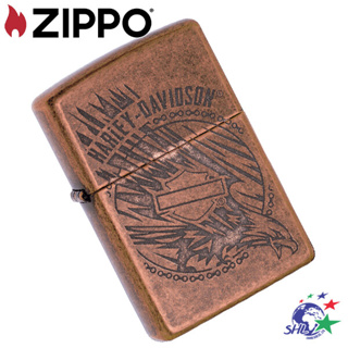 Zippo (ZP733) 美系經典打火機 哈雷系列 古銅鷹 / 29664 詮國