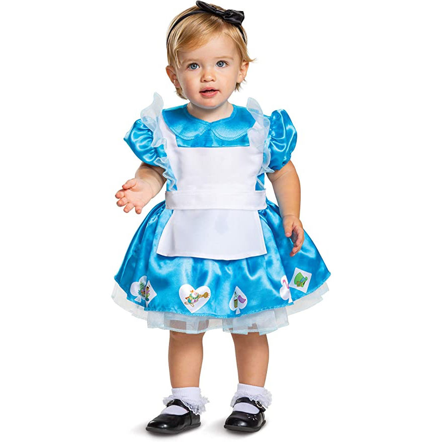 預購👍正版空運👍美國迪士尼 嬰兒  萬聖節 愛麗絲 小洋裝 洋裝 Alice 裝扮服 公主 萬聖節