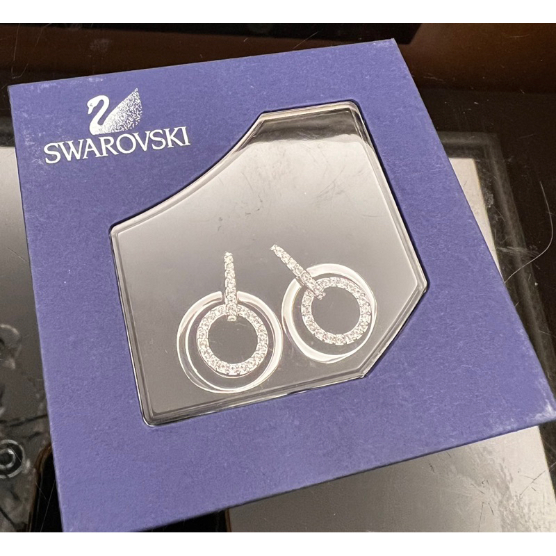 Swarovski 施華洛世奇耳環 未使用（二手）