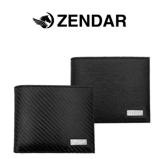 ZENDAR 頂級 小牛皮 男用短夾 8卡 短夾 碳纖維/極光紋 限量1折 全新 專櫃 展示品 (附原廠送禮提袋)