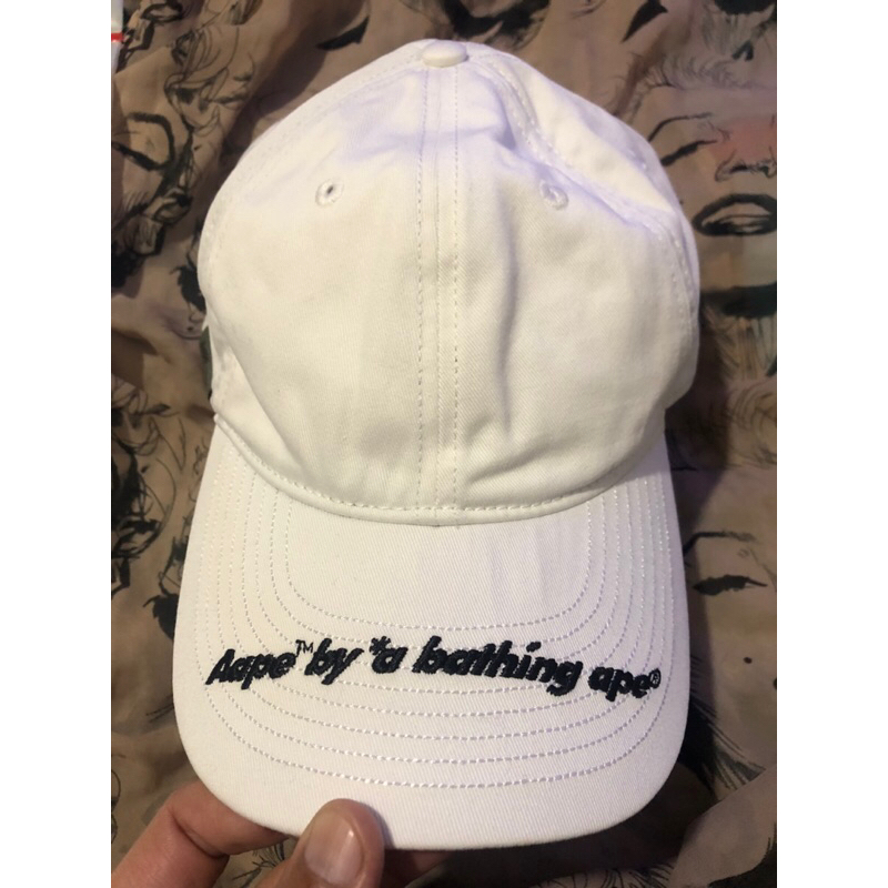 二手 古著 Aape  猿 老帽 棒球帽 bape cap