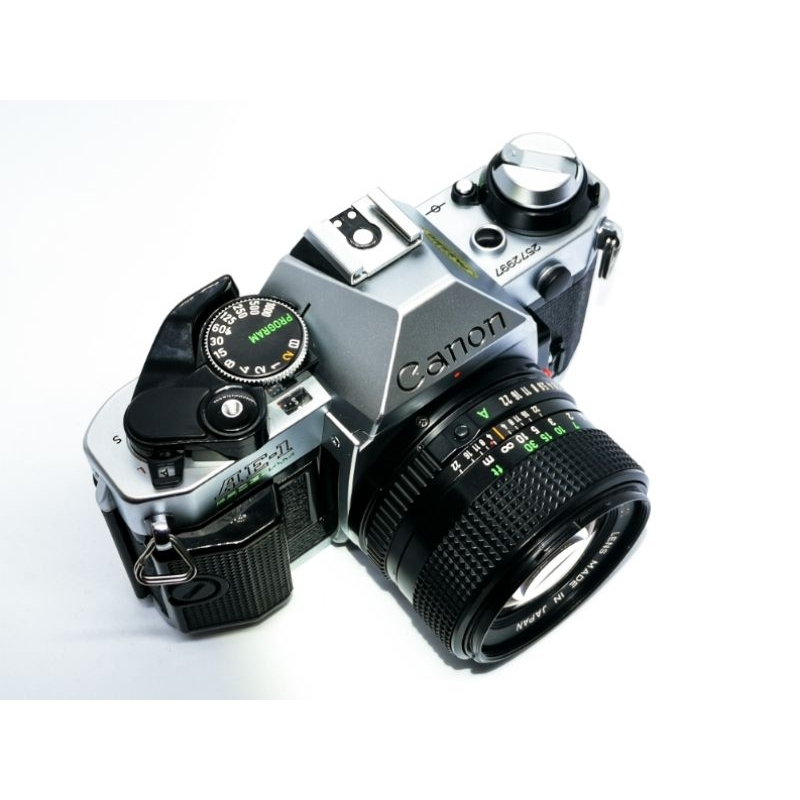 極新 Canon AE-1 Program 收藏 單眼 膠卷 古典 底片相機 + FD 50mm F1.4手動對焦鏡頭