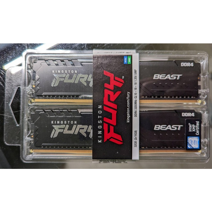 Kingston FURY Beast 獸獵者 DDR4 3200 32GB (16GBx2)
