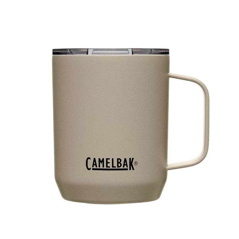 【美國CamelBak】350ml Camp Mug 不鏽鋼露營保溫馬克杯(保冰)淺沙漠/ CB2393201035