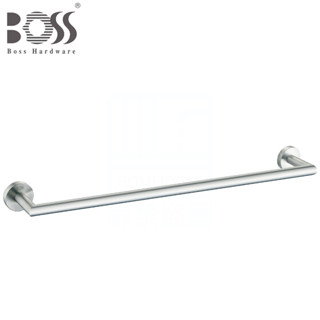 《BOSS》304不鏽鋼 霧面刷線 單桿毛巾桿 21001 長63cm 304不銹鋼 單桿毛巾架 臺灣製造【免運費】