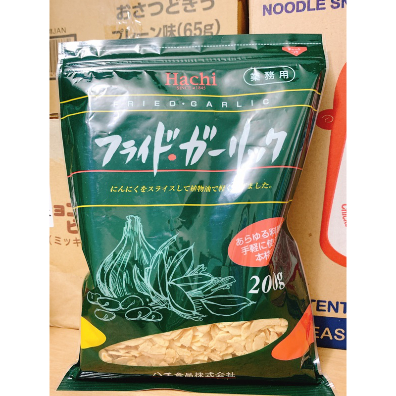 日本 Hachi 哈奇炸蒜頭 炸蒜片200g