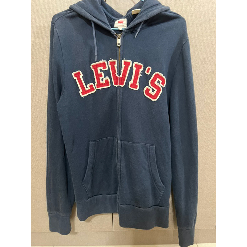 Levi’s 男版藍色外套s號九成新