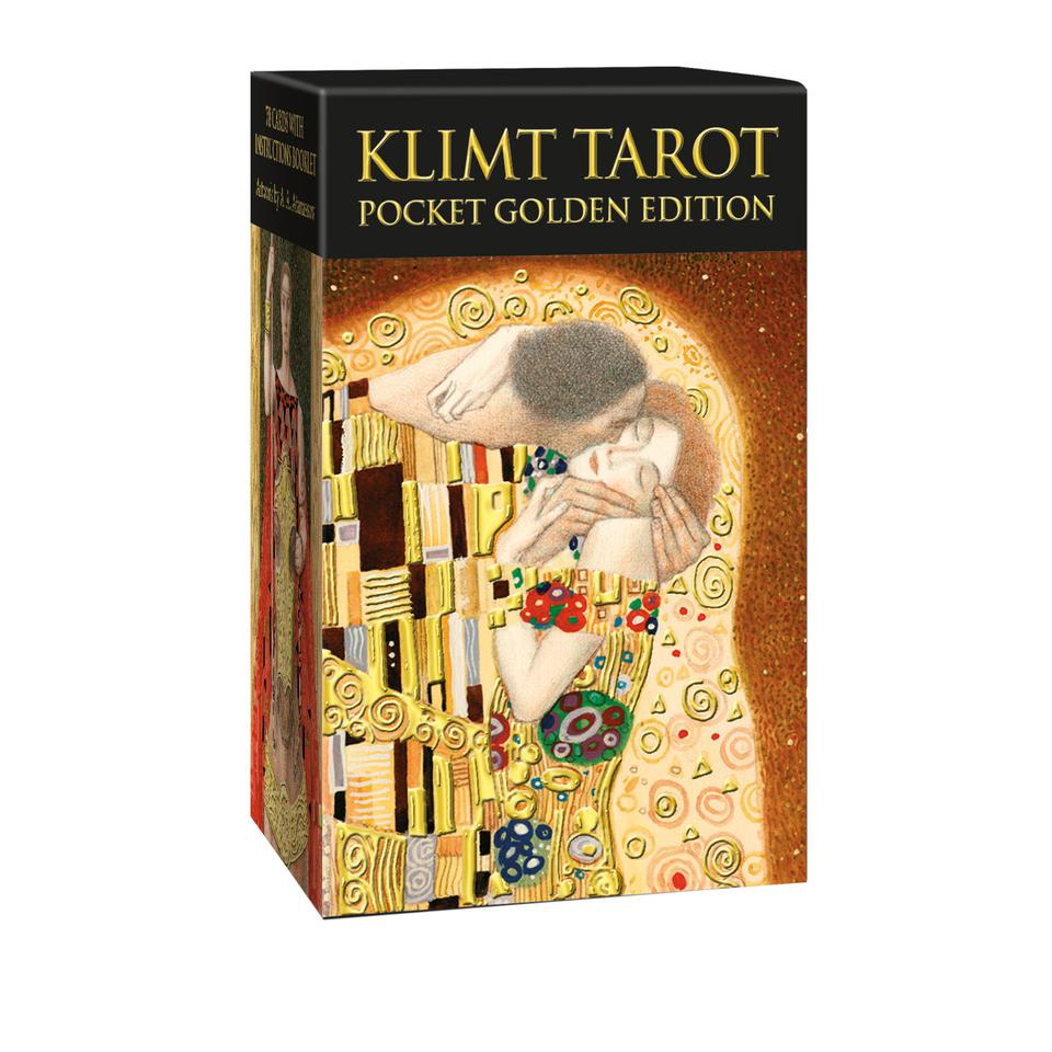 迷你版克林姆塔羅,贈中文翻譯｜Klimt Tarot Golden Mini Edition【左西購物網】