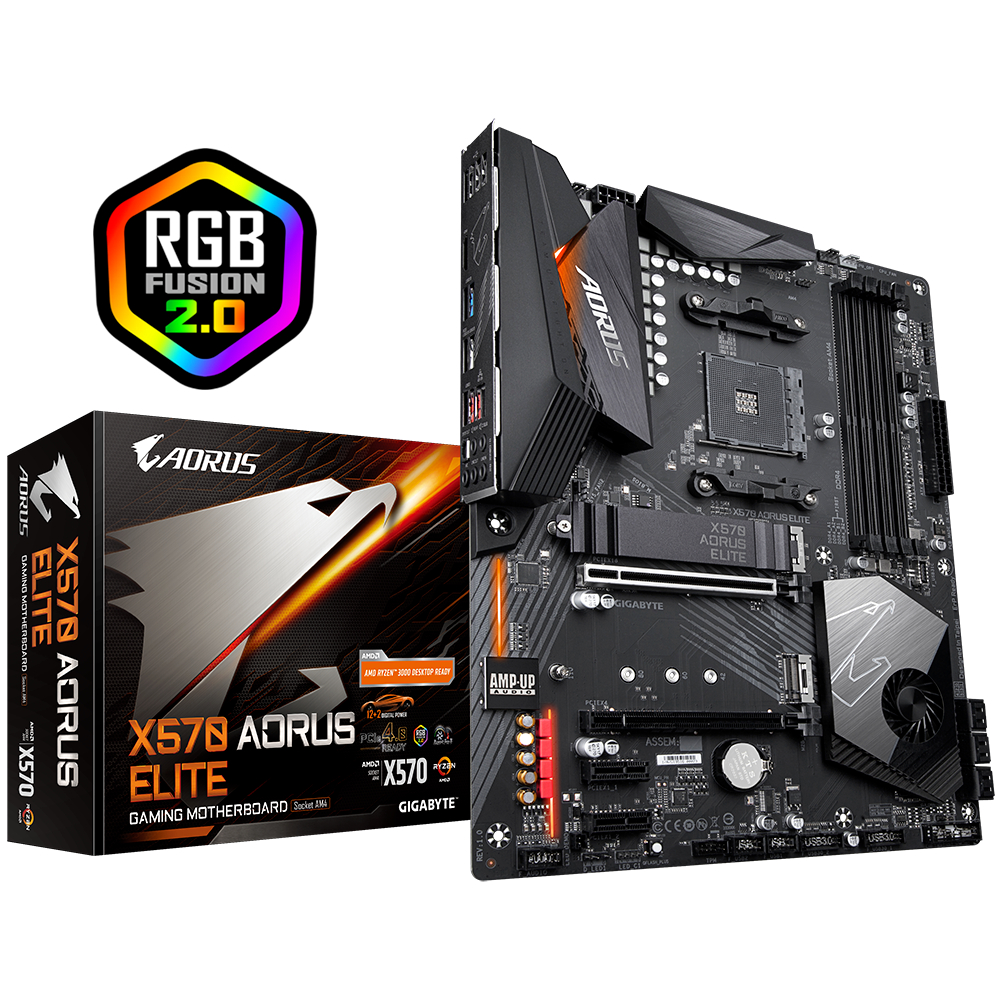 【台南個人自售】技嘉 X570 AORUS ELITE AM4主機板 原廠庫存品 快速出貨 3900X 5900X 參考