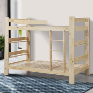3尺白松木雙層床/實木床板(床架 單人床 床台 雙層床)