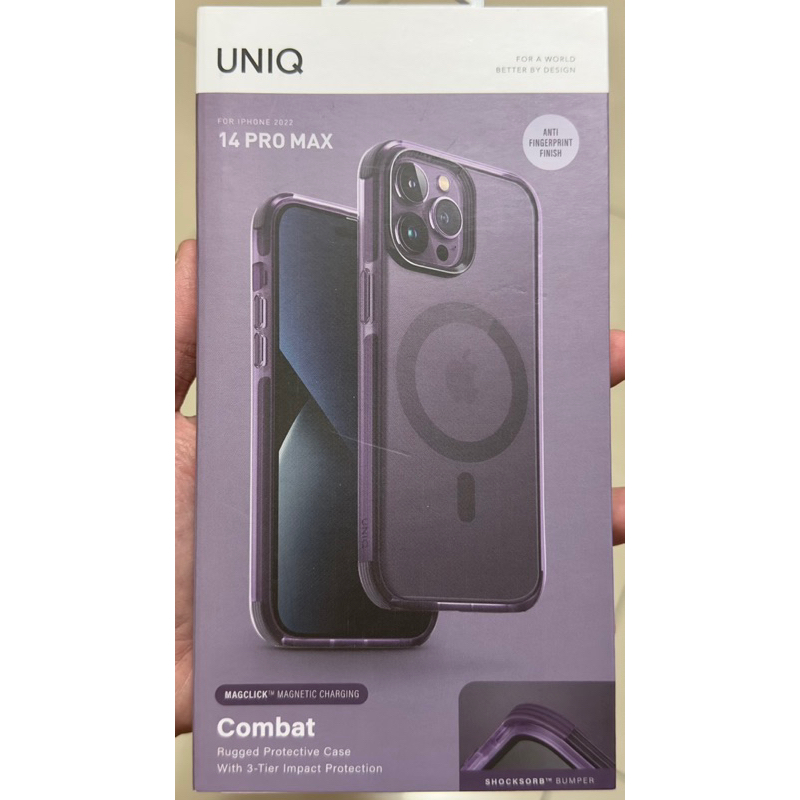 iPhone 14 pro max 手機殼，UNIQ + Benks 雙殼合售600
