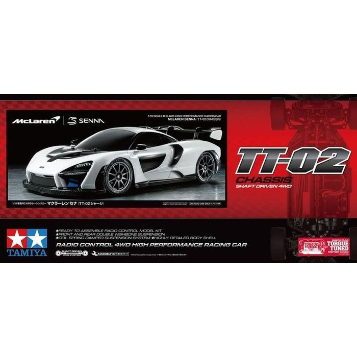 萬象遙控模型 TAMIYA 58711 McLAREN SENNA 1/10 房車 麥拉倫 洗拿 TT02底盤 4WD