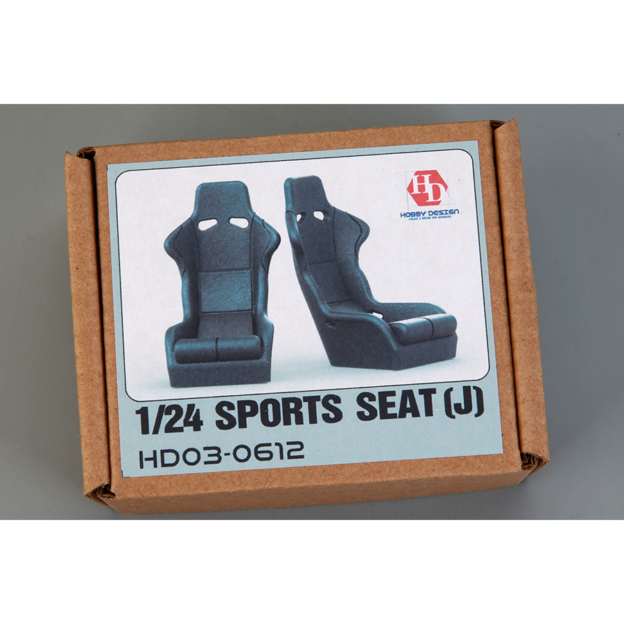 【傑作坊】Hobby Design HD03-0612 1/24 汽車模型改裝座椅套件Sports Seats (J)