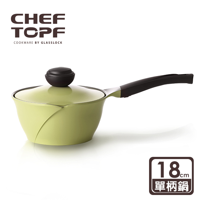 韓國 Chef Topf La Rose薔薇玫瑰系列不沾單柄鍋18公分【限宅配出貨】(陶瓷塗層/環保塗層)