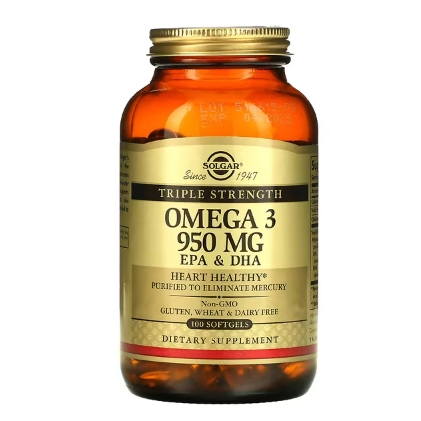 預購 Solgar Omega 3 魚油 三倍強度 950mg 100 粒軟膠囊