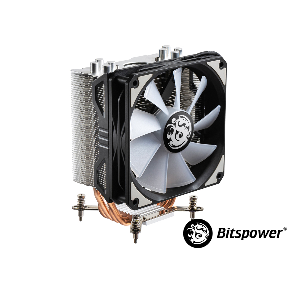 現貨 CPU散熱塔扇 4銅管帶DRGB風扇 兼容1700脚位 送TP1導熱膠 Bitspower