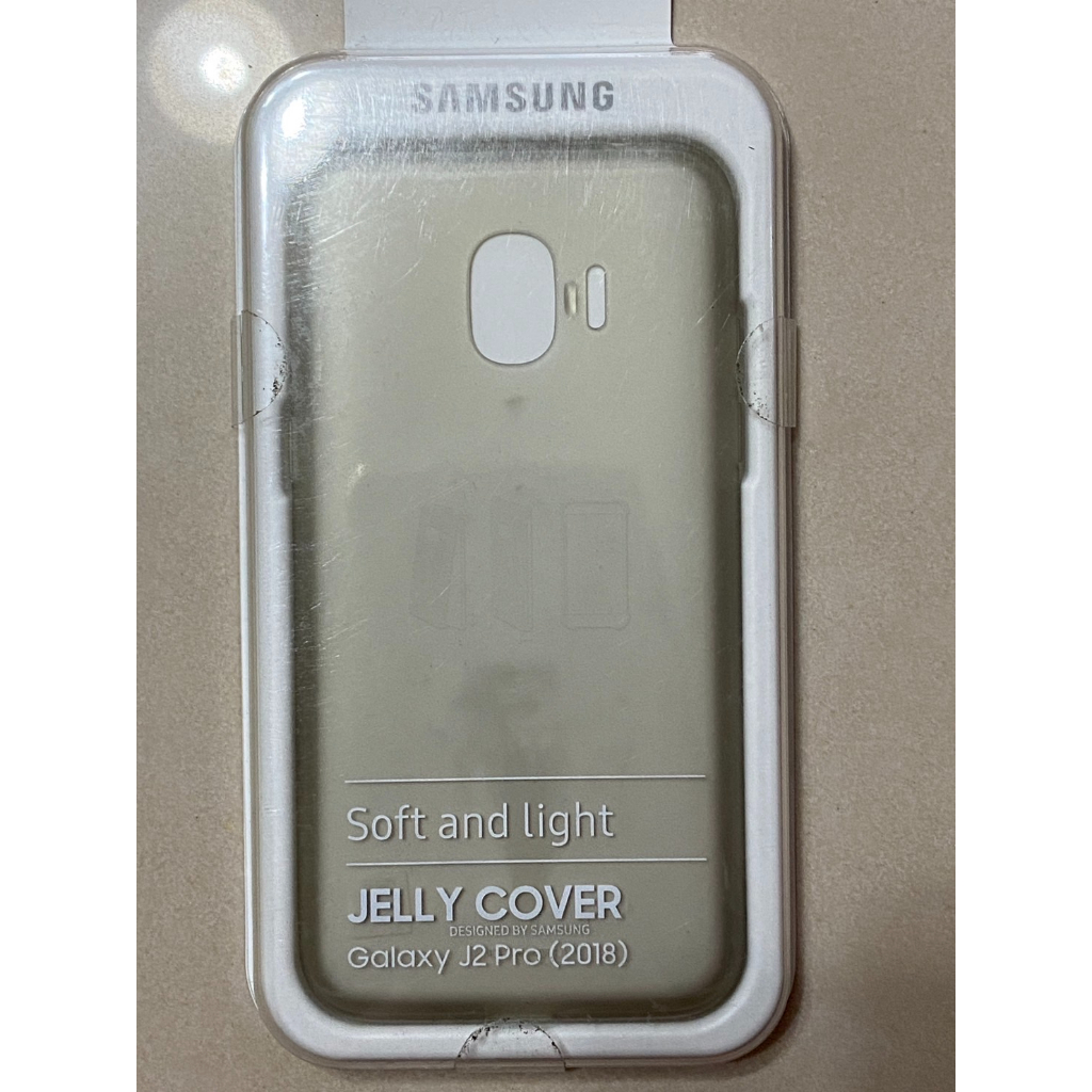 三星 Samsung Galaxy J2 Pro 2018 薄型透明背蓋-軟材質TPU 金色 手機保護殼 手機保護套