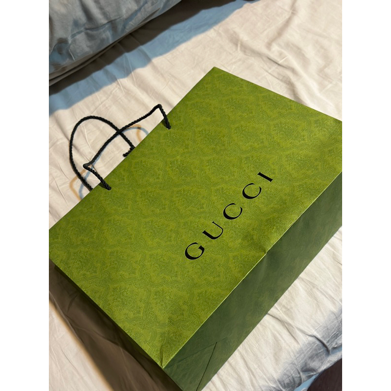 Gucci 紙袋 可放包包 鞋盒 大尺寸袋子