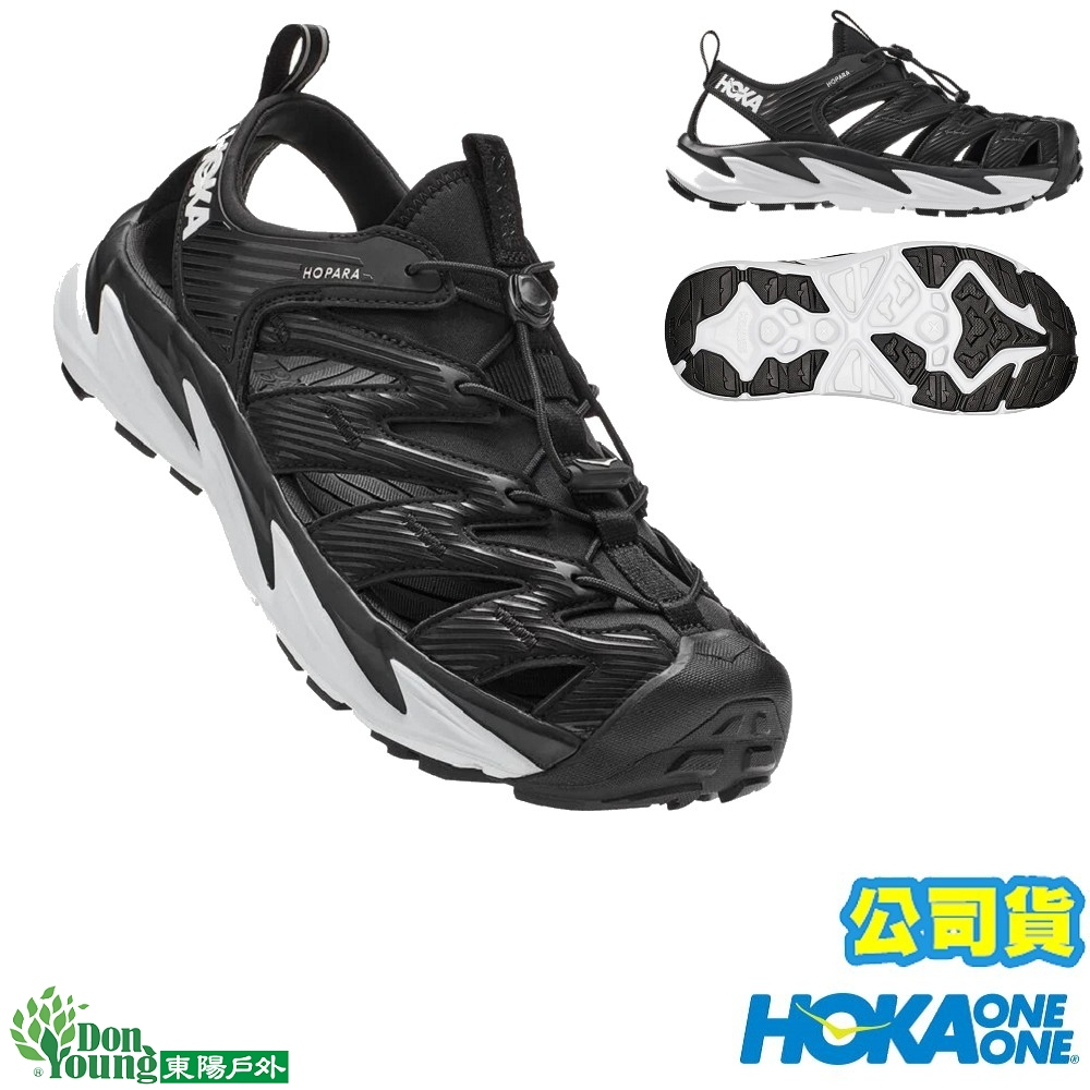 【 HOKA ONE ONE 】限量男款 Hopara戶外越野健行涼鞋/輕巧舒適HO1123112BWHT