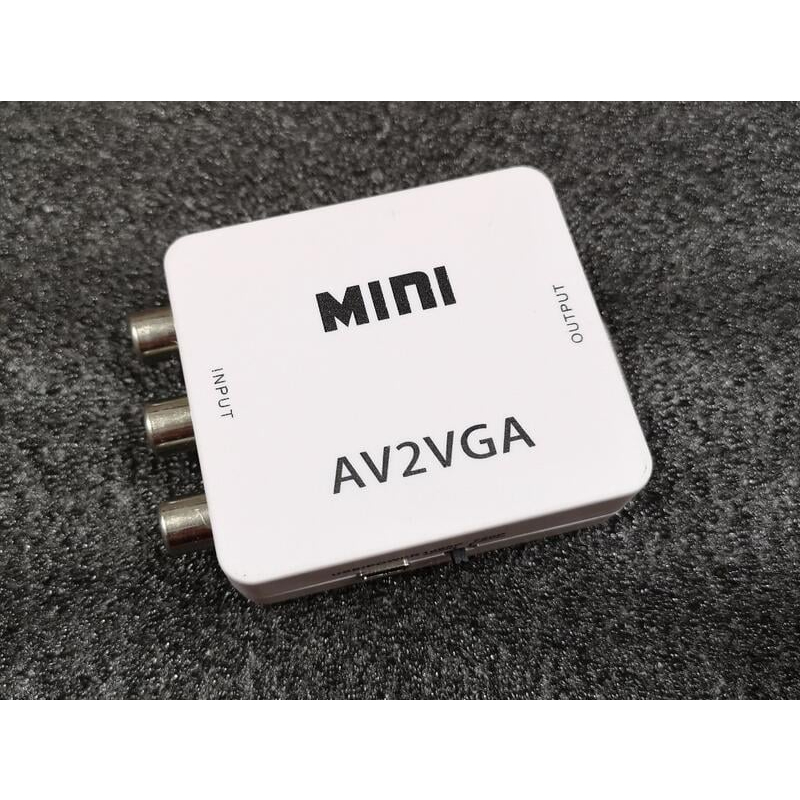 ［冠丞］AV 轉 VGA AV to VGA 轉接器 轉接盒 GC-0193-1