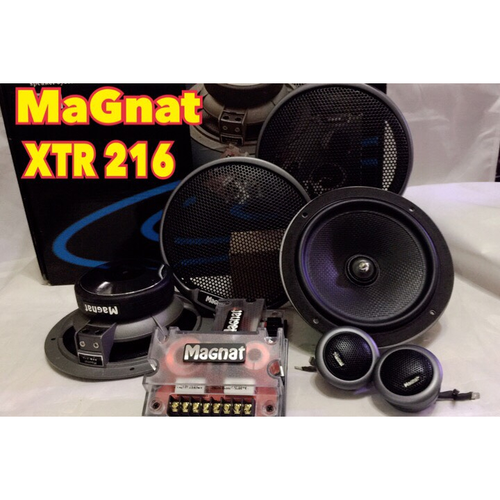 !!!!出清特惠!!!!Magnat XTR216汽車音響套裝6吋喇叭套裝汽車揚聲器2路獨立喇叭 分頻器高音喇叭正公司貨