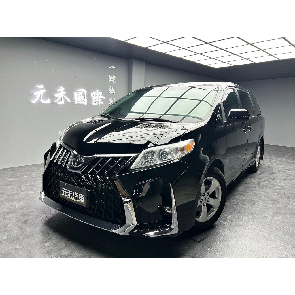 (元禾國際-阿佑)76.8萬正2012年出廠 Toyota Sienna 3.5 LE 汽油 暗夜黑