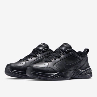 Nike Air Monarch IV 全黑 老爹鞋 休閒鞋 皮革 厚底 男鞋 415445-001【S.E運動】